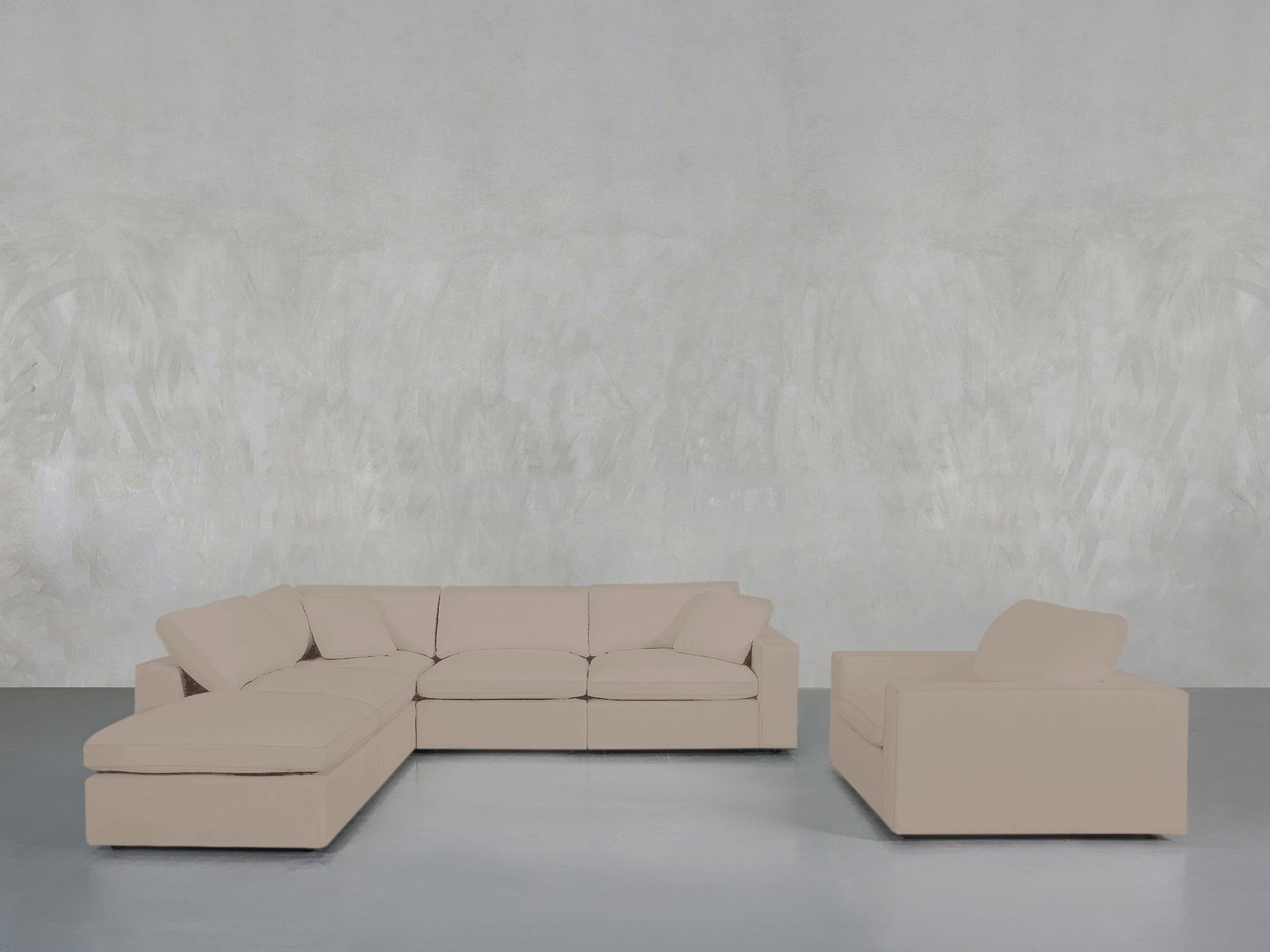 5-1 Sectional & Armchair Set