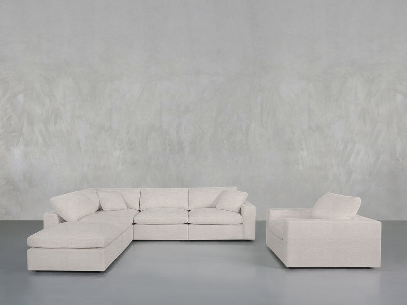 5 - 1 Sectional & Armchair Set - 7th Avenue