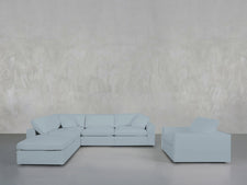 5 - 1 Sectional & Armchair Set - 7th Avenue