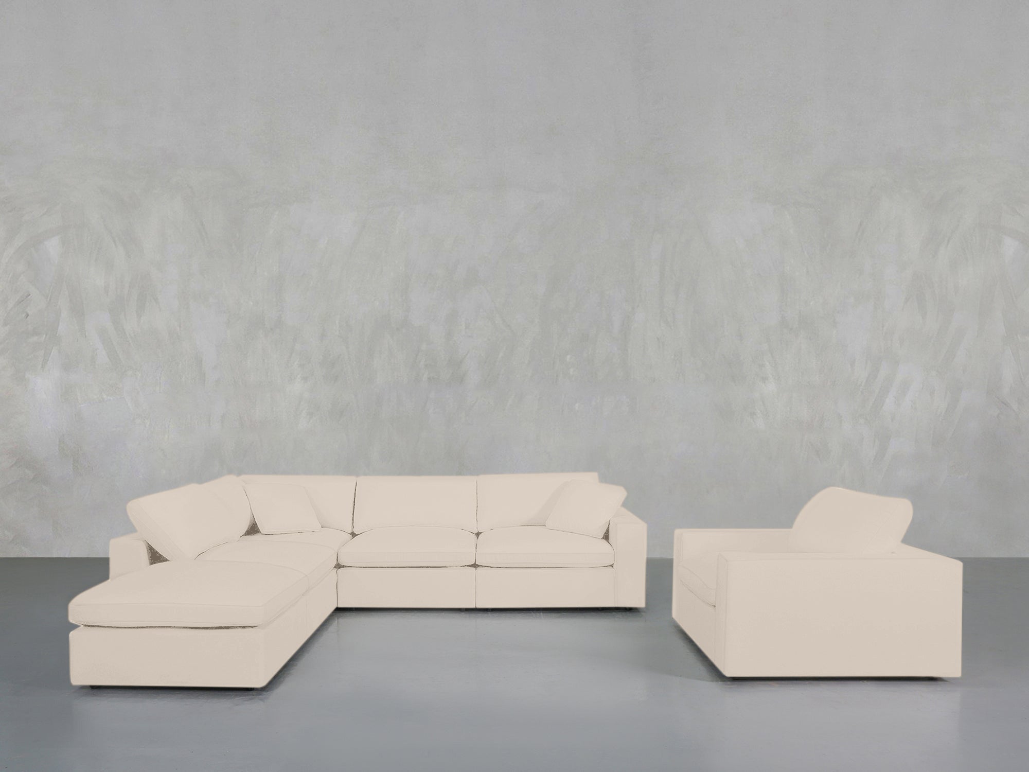 5 - 1 Sectional & Armchair Set - 7th Avenue