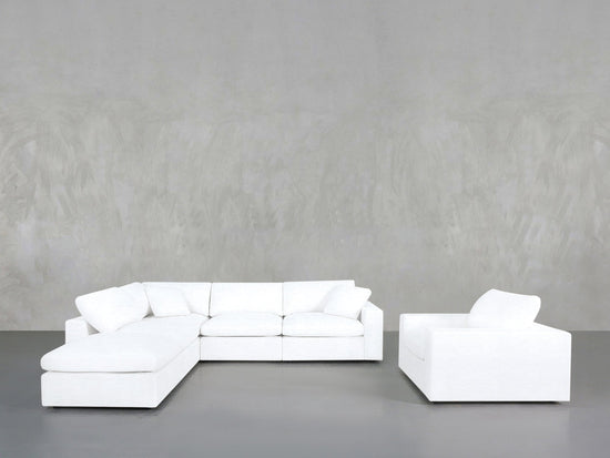 5 - 1 Sectional & Armchair Set - 7th Avenue