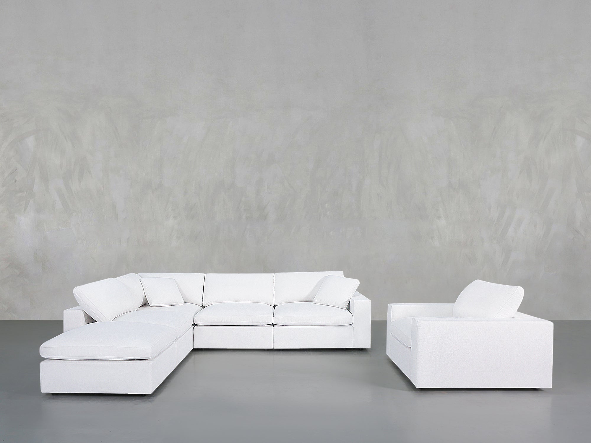 5 - 1 Sectional & Armchair Set - 7th Avenue