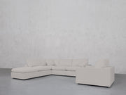 5-1 Sectional & Armchair Set (Thin Arms) - 7th Avenue