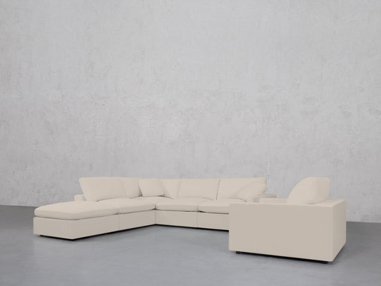 5-1 Sectional & Armchair Set (Thin Arms) - 7th Avenue