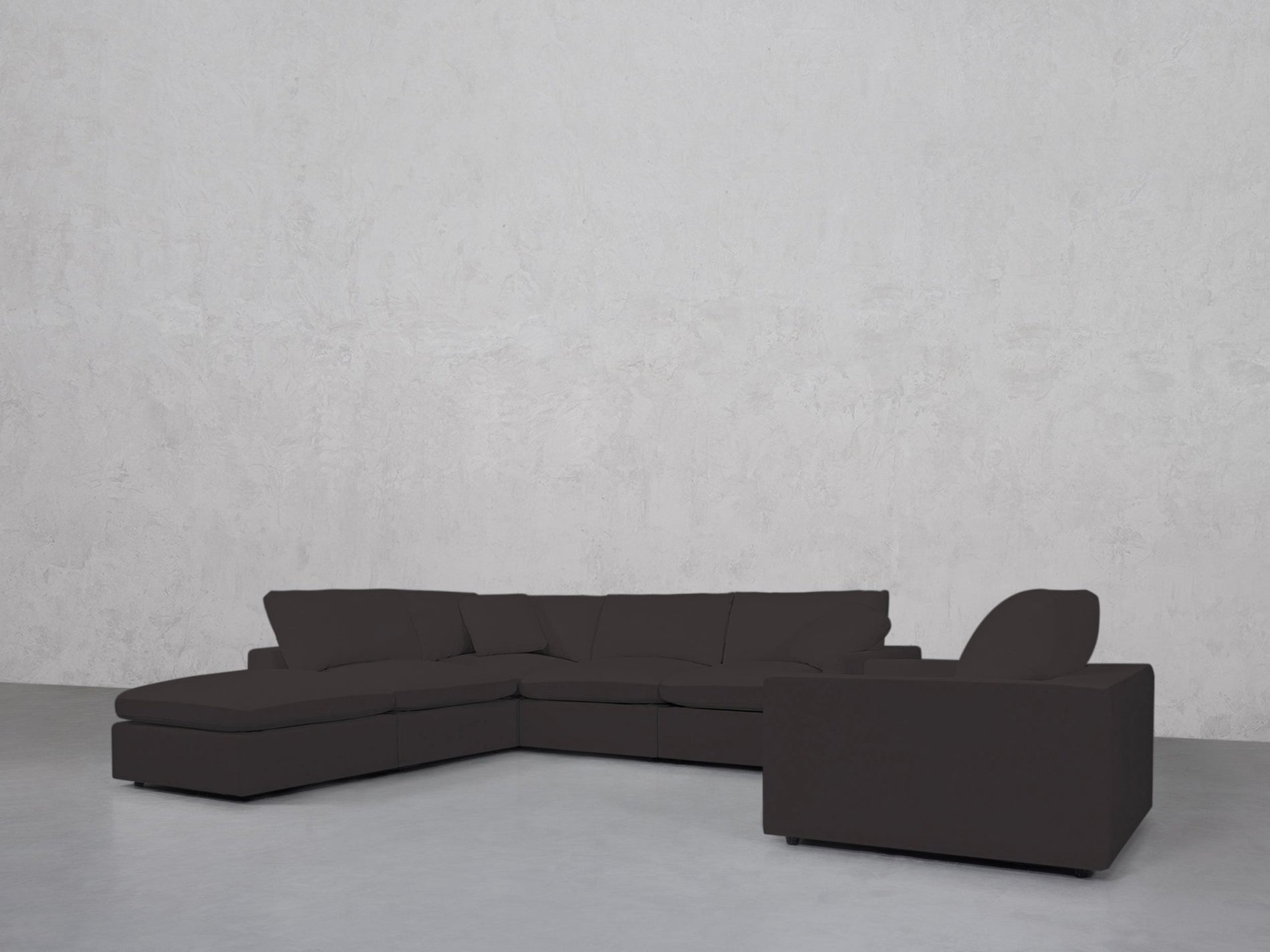 5-1 Sectional & Armchair Set (Thin Arms) - 7th Avenue