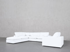 5-1 Sectional & Armchair Set (Thin Arms)