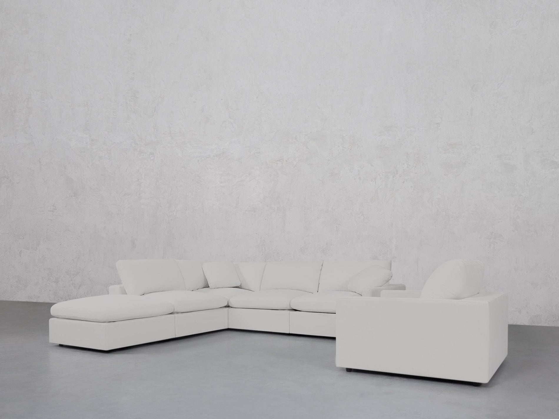 5-1 Sectional & Armchair Set (Thin Arms) - 7th Avenue