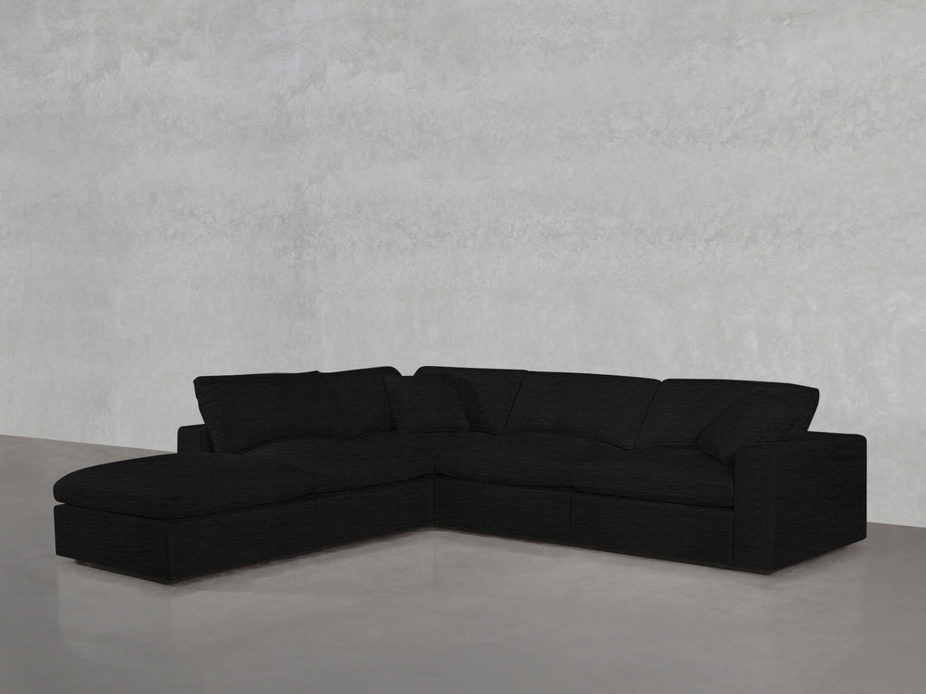 5-Seat Modular Corner Lounger Sectional