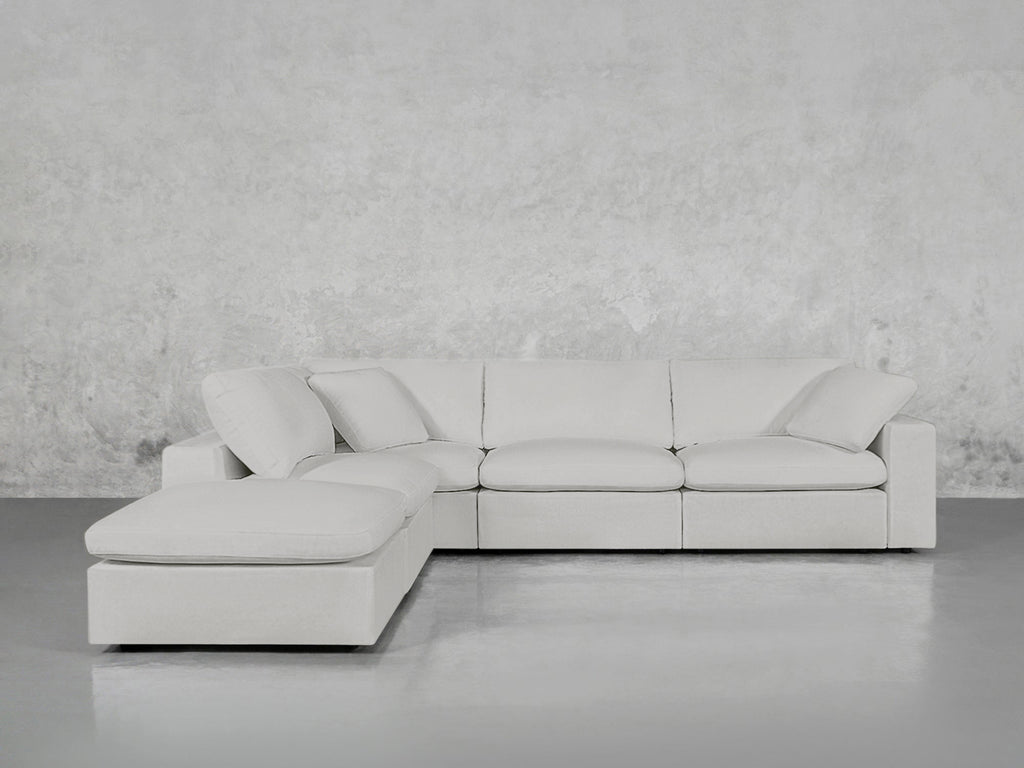 5-Seat Modular Corner Lounger Sectional