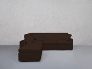 5-Seat Modular Corner Lounger Sectional (Thin Arms)