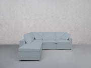 5-Seat Modular Corner Lounger Sectional (Thin Arms)