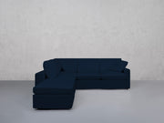 5-Seat Modular Corner Lounger Sectional (Thin Arms)