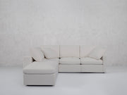 5-Seat Modular Corner Lounger Sectional (Thin Arms)