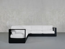 5-Seat Modular Corner Sectional Aluminum Outdoor