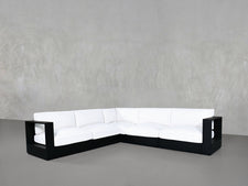 5-Seat Modular Corner Sectional Aluminum Outdoor