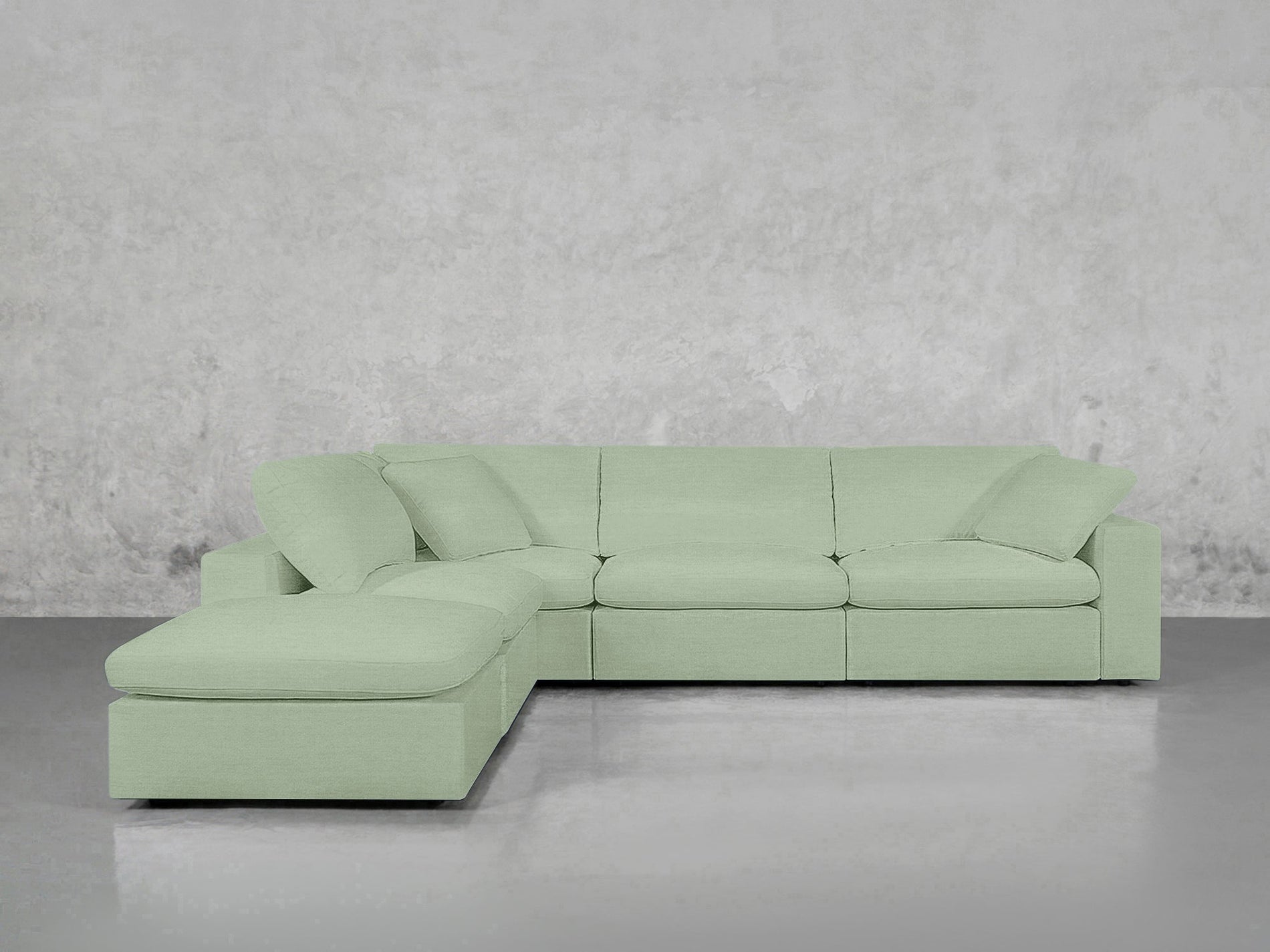 5-Seat Modular Corner Lounger Sectional - 7th Avenue