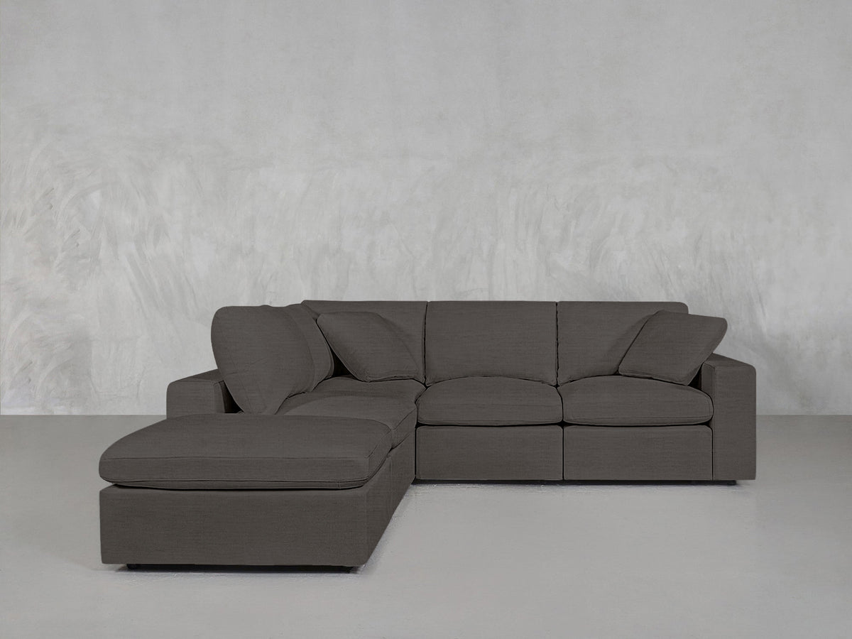 5-Seat Modular Corner Lounger Sectional