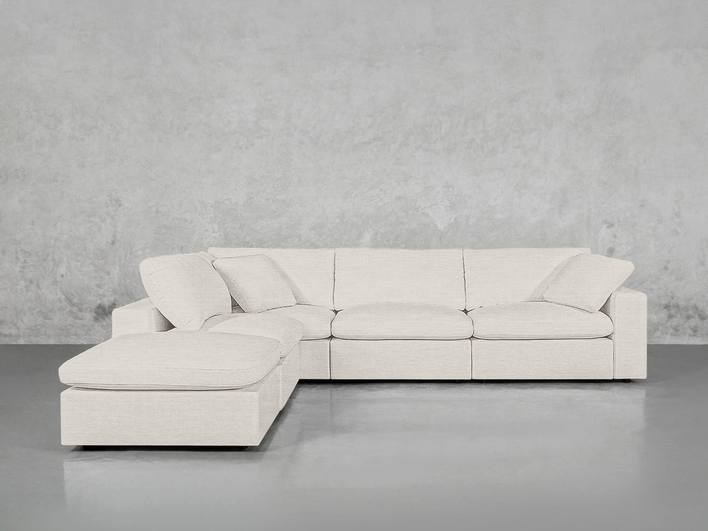 5-Seat Modular Corner Lounger Sectional