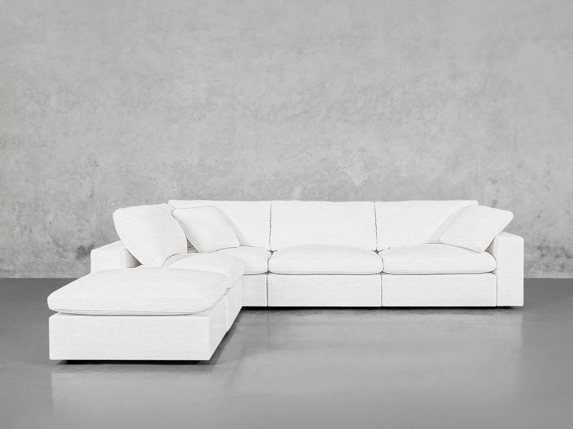 5 - Seat Modular Corner Lounger Sectional - 7th Avenue