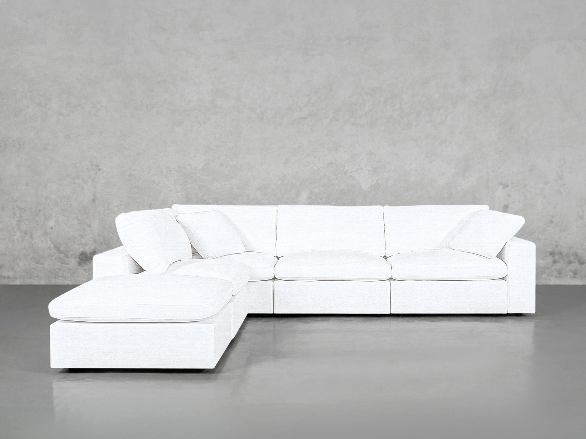 5 - Seat Modular Corner Lounger Sectional - 7th Avenue