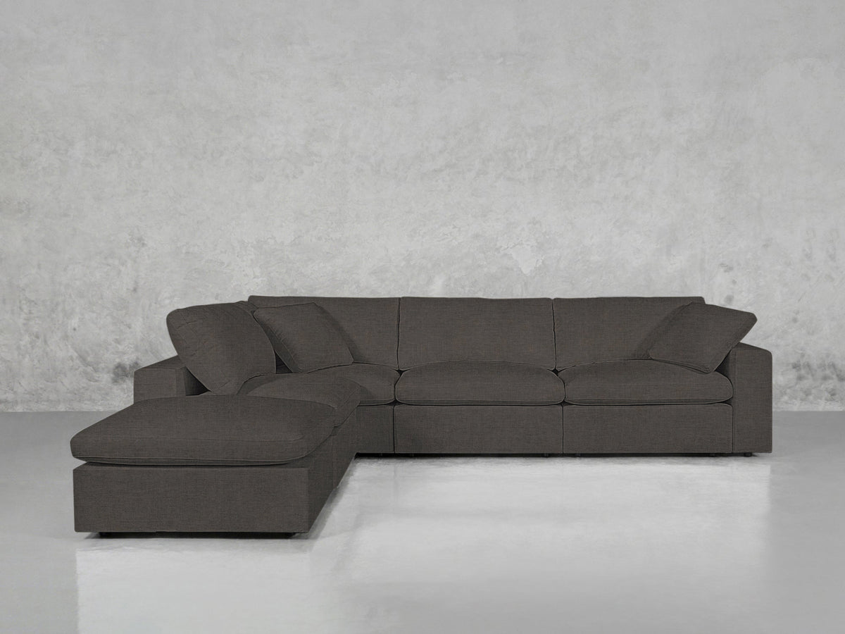 5-Seat Modular Corner Lounger Sectional