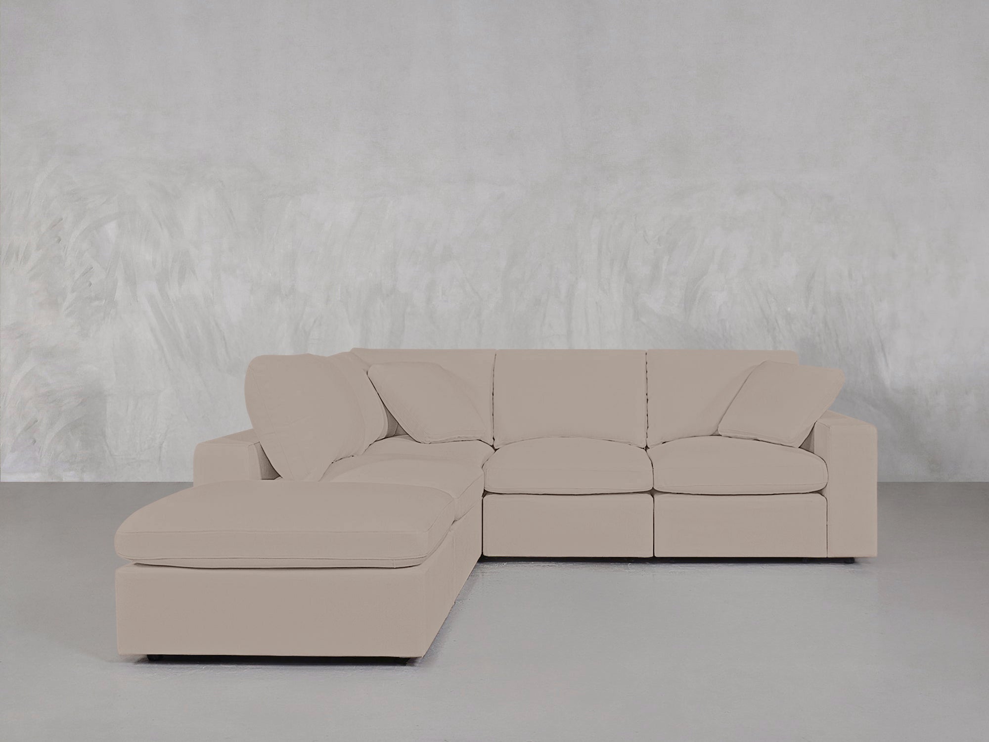 5-Seat Modular Corner Lounger Sectional