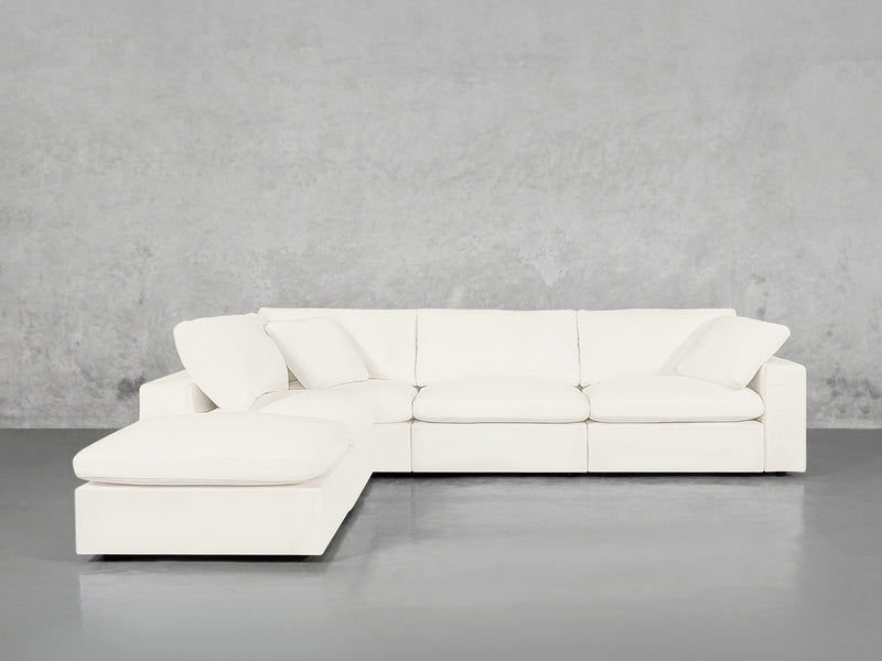 5-Seat Modular Corner Lounger Sectional