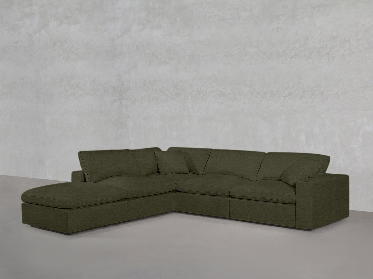 5-Seat Modular Corner Lounger Sectional - 7th Avenue