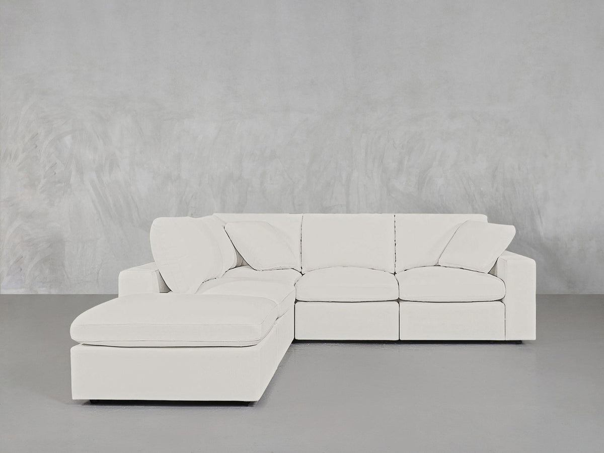 5-Seat Modular Corner Lounger Sectional