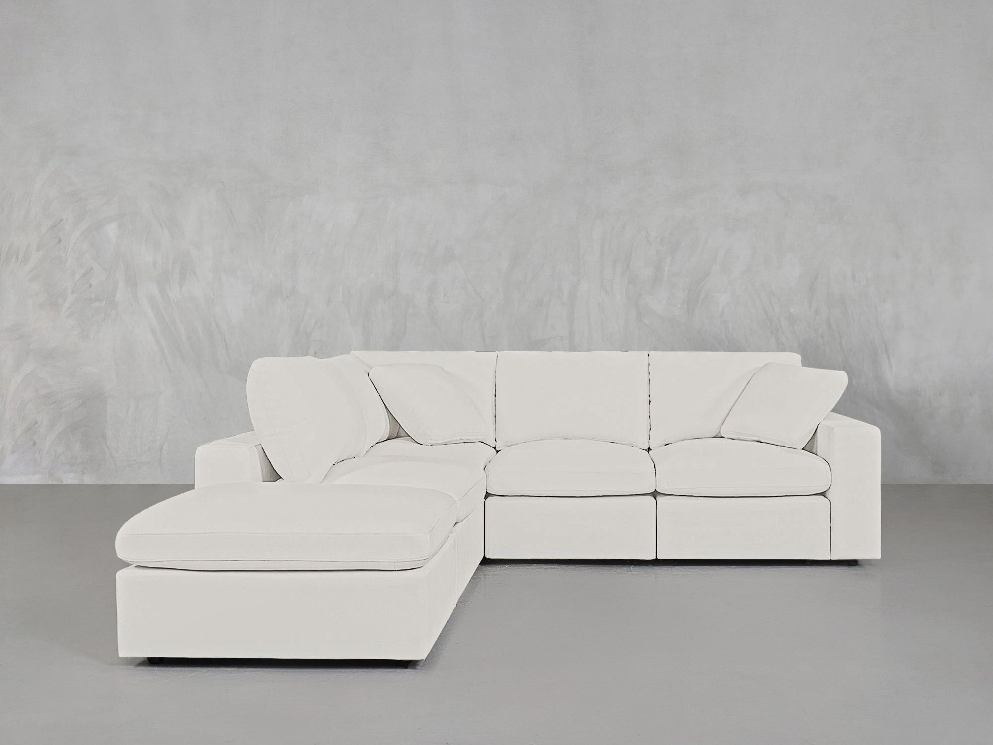 5-Seat Modular Corner Lounger Sectional