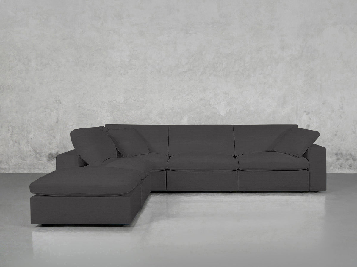 5-Seat Modular Corner Lounger Sectional