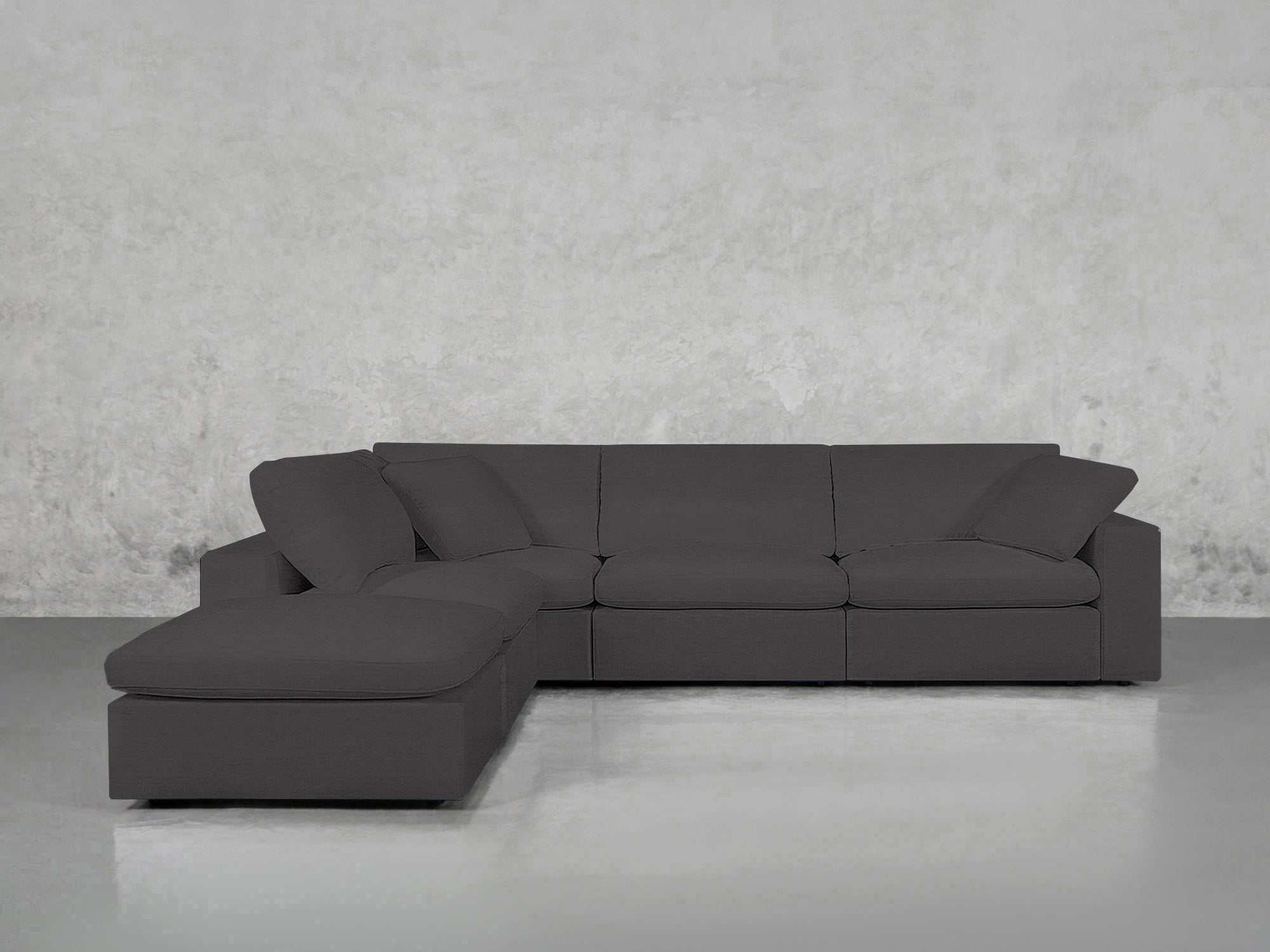 5-Seat Modular Corner Lounger Sectional