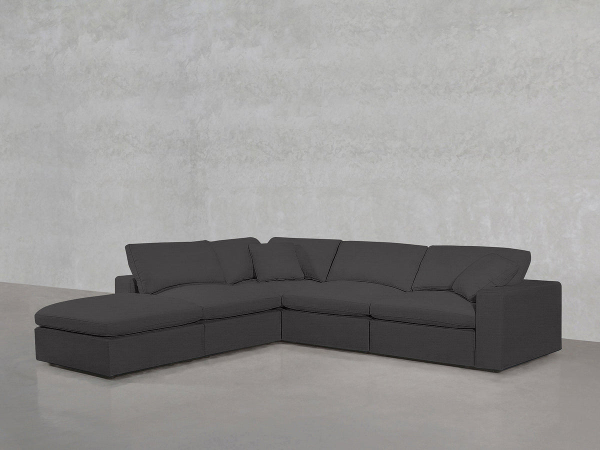 5-Seat Modular Corner Lounger Sectional