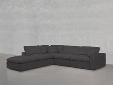 5-Seat Modular Corner Lounger Sectional