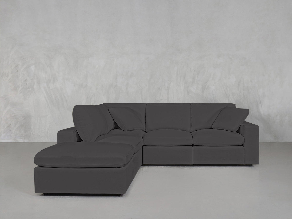 5-Seat Modular Corner Lounger Sectional
