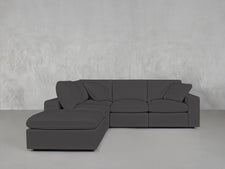 5-Seat Modular Corner Lounger Sectional
