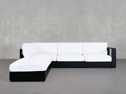 5 - Seat Modular Corner Lounger Sectional Aluminum Outdoor - 7th Avenue