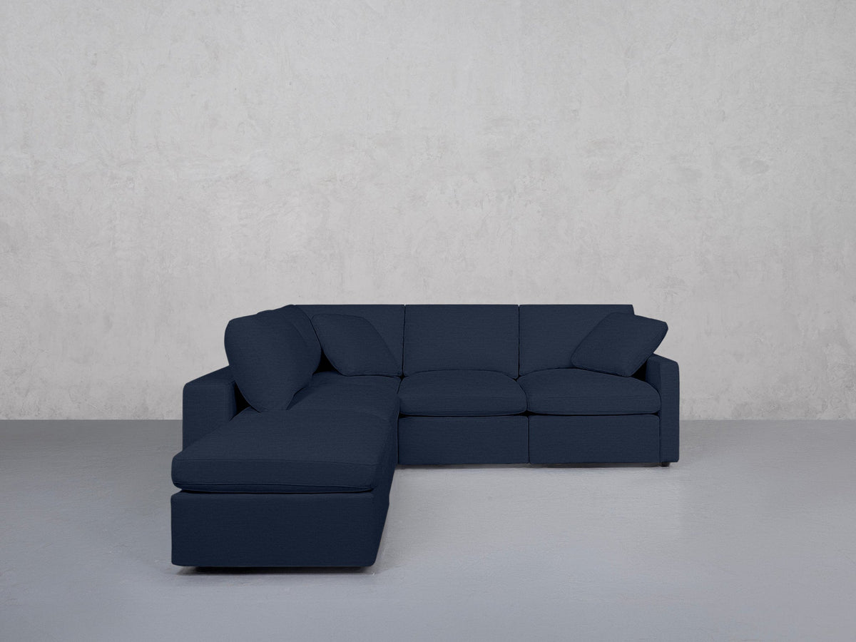 5-Seat Modular Corner Lounger Sectional (Thin Arms) - 7th Avenue