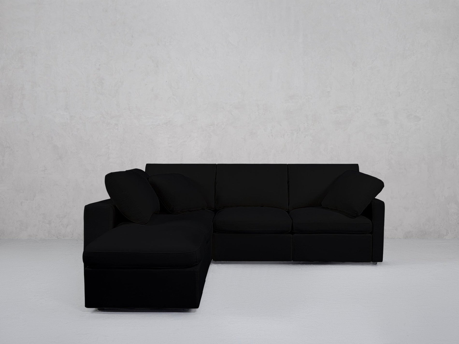 5-Seat Modular Corner Lounger Sectional (Thin Arms) - 7th Avenue