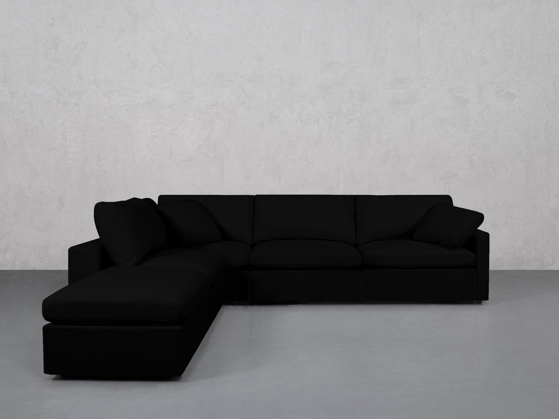 5-Seat Modular Corner Lounger Sectional (Thin Arms) - 7th Avenue
