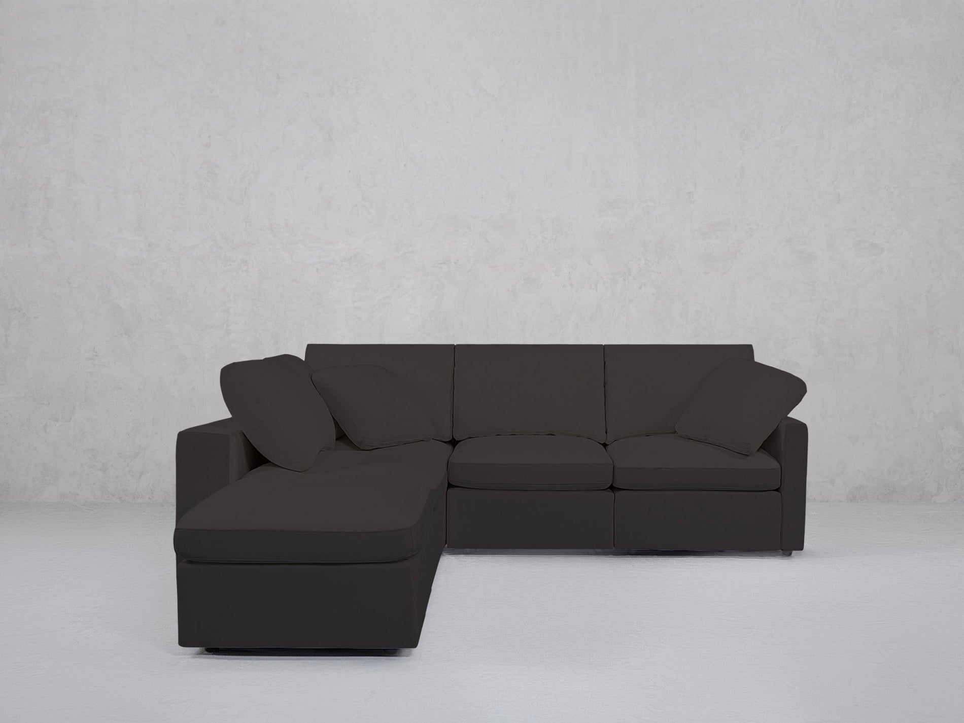 5-Seat Modular Corner Lounger Sectional (Thin Arms) - 7th Avenue