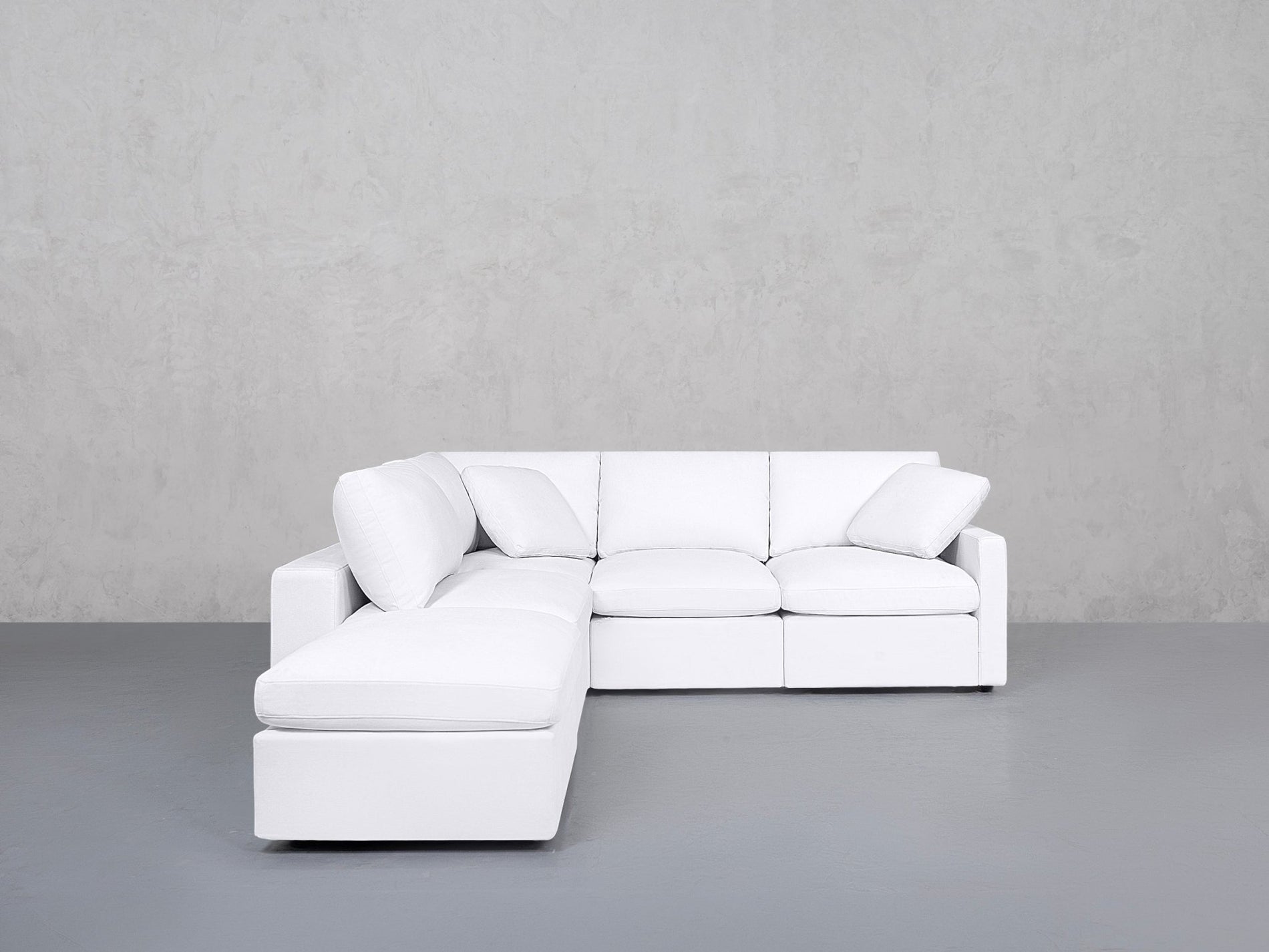5-Seat Modular Corner Lounger Sectional (Thin Arms) - 7th Avenue