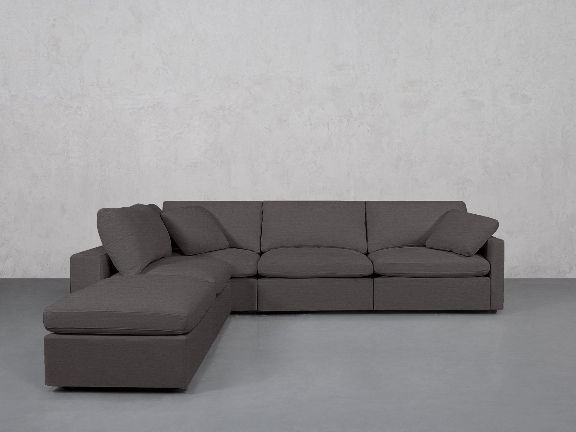 5-Seat Modular Corner Lounger Sectional (Thin Arms) - 7th Avenue