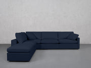 5-Seat Modular Corner Lounger Sectional (Thin Arms) - 7th Avenue