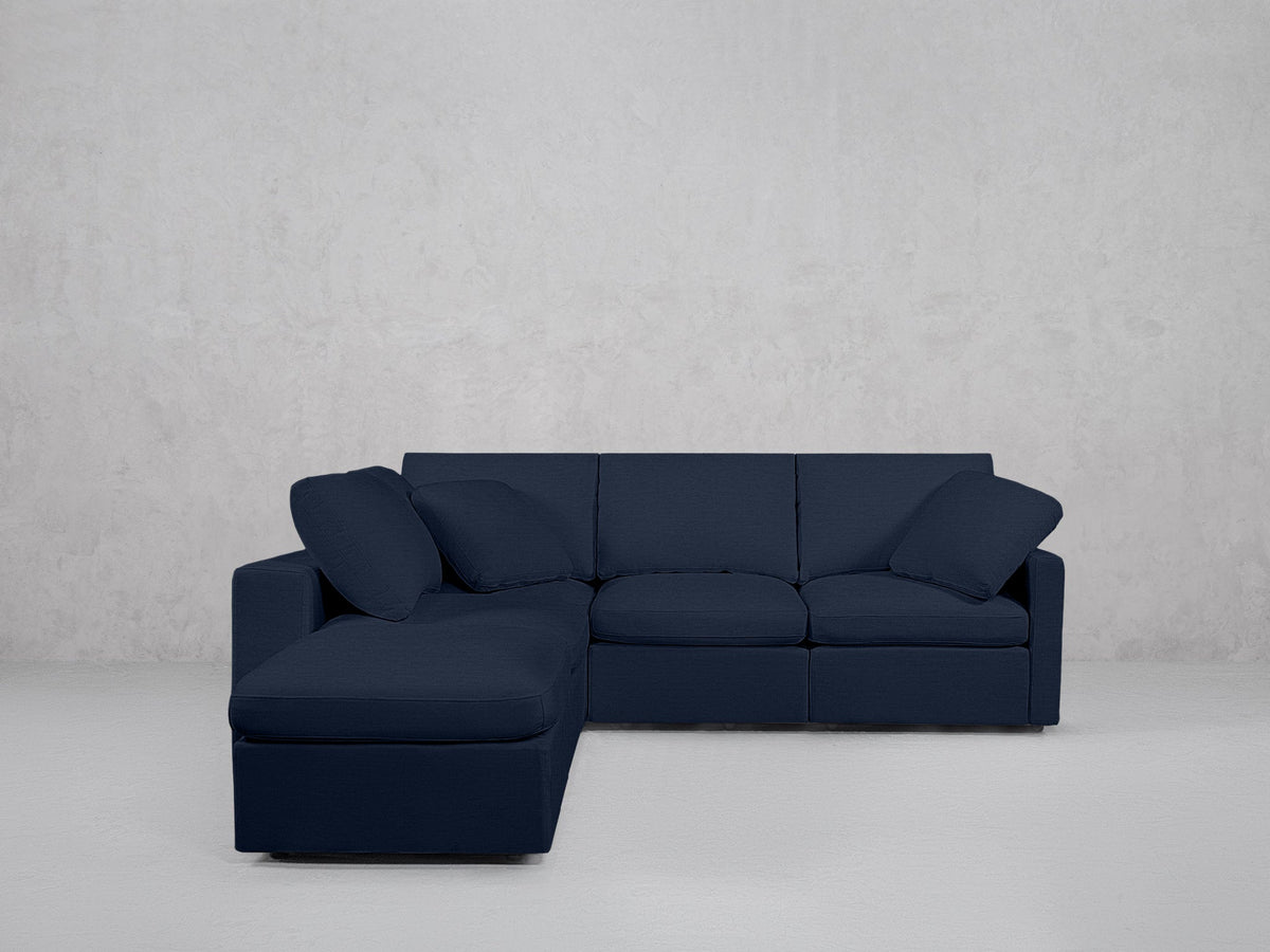 5-Seat Modular Corner Lounger Sectional (Thin Arms) - 7th Avenue
