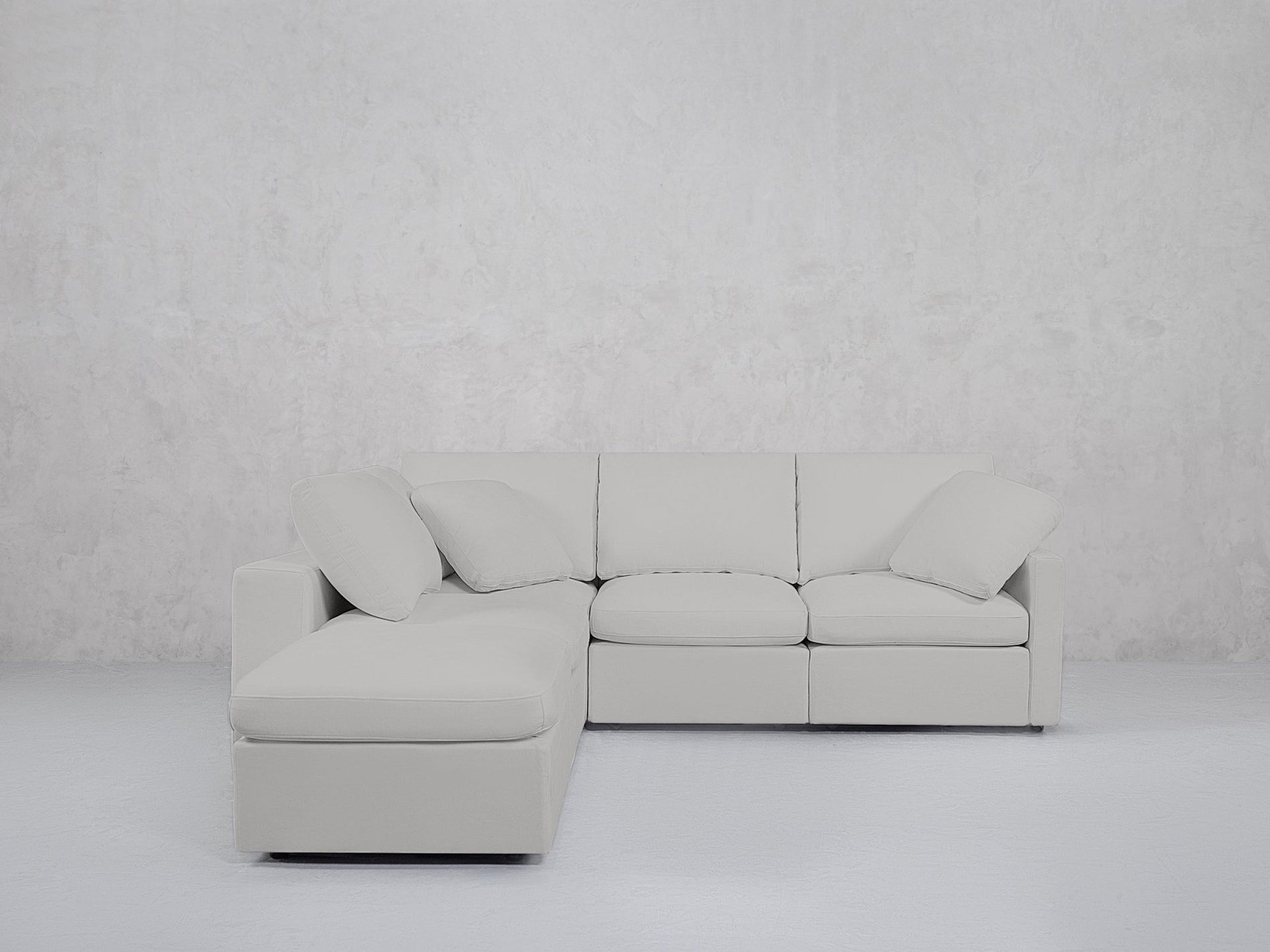 5-Seat Modular Corner Lounger Sectional (Thin Arms) - 7th Avenue