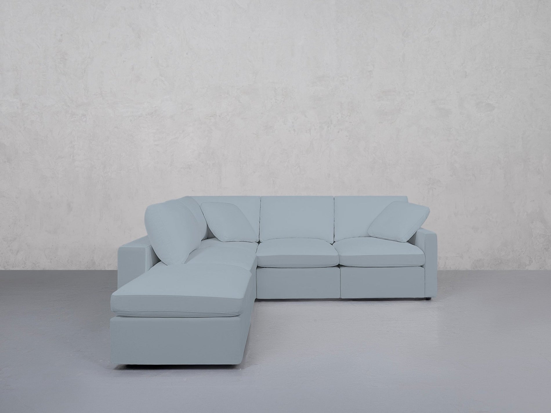 5-Seat Modular Corner Lounger Sectional (Thin Arms) - 7th Avenue