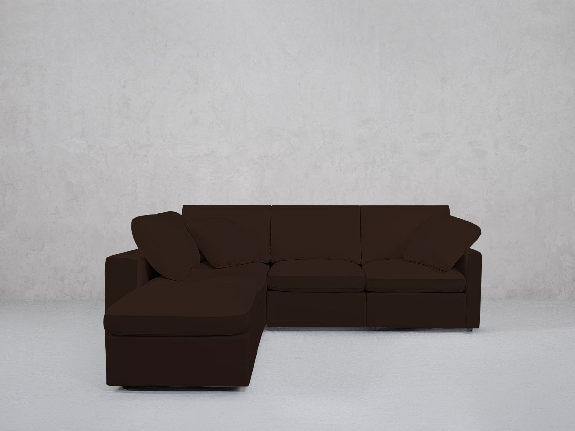 5-Seat Modular Corner Lounger Sectional (Thin Arms) - 7th Avenue