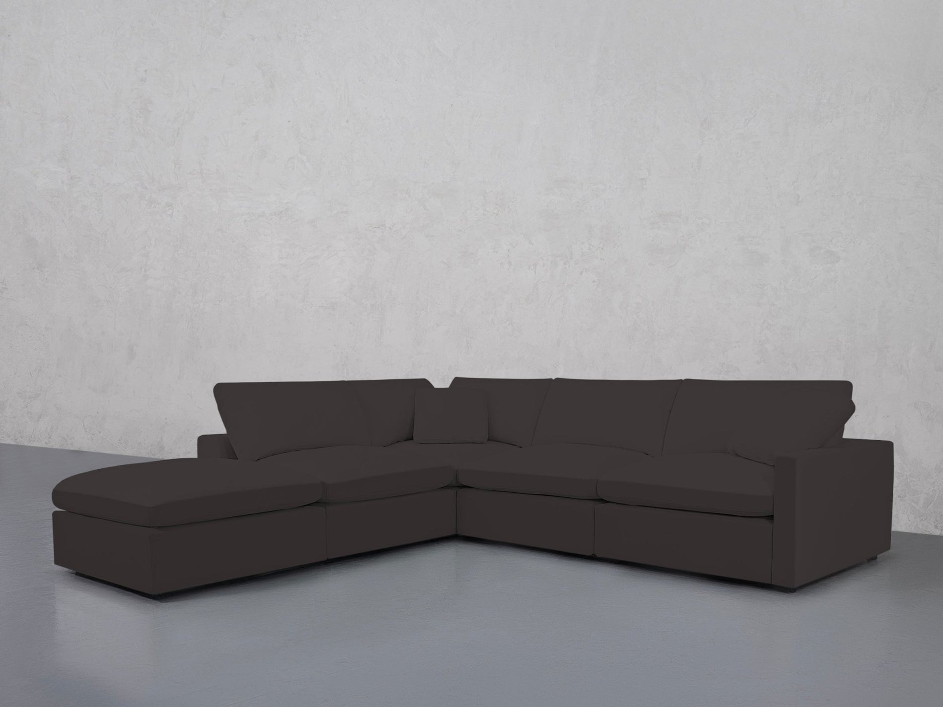 5-Seat Modular Corner Lounger Sectional (Thin Arms) - 7th Avenue