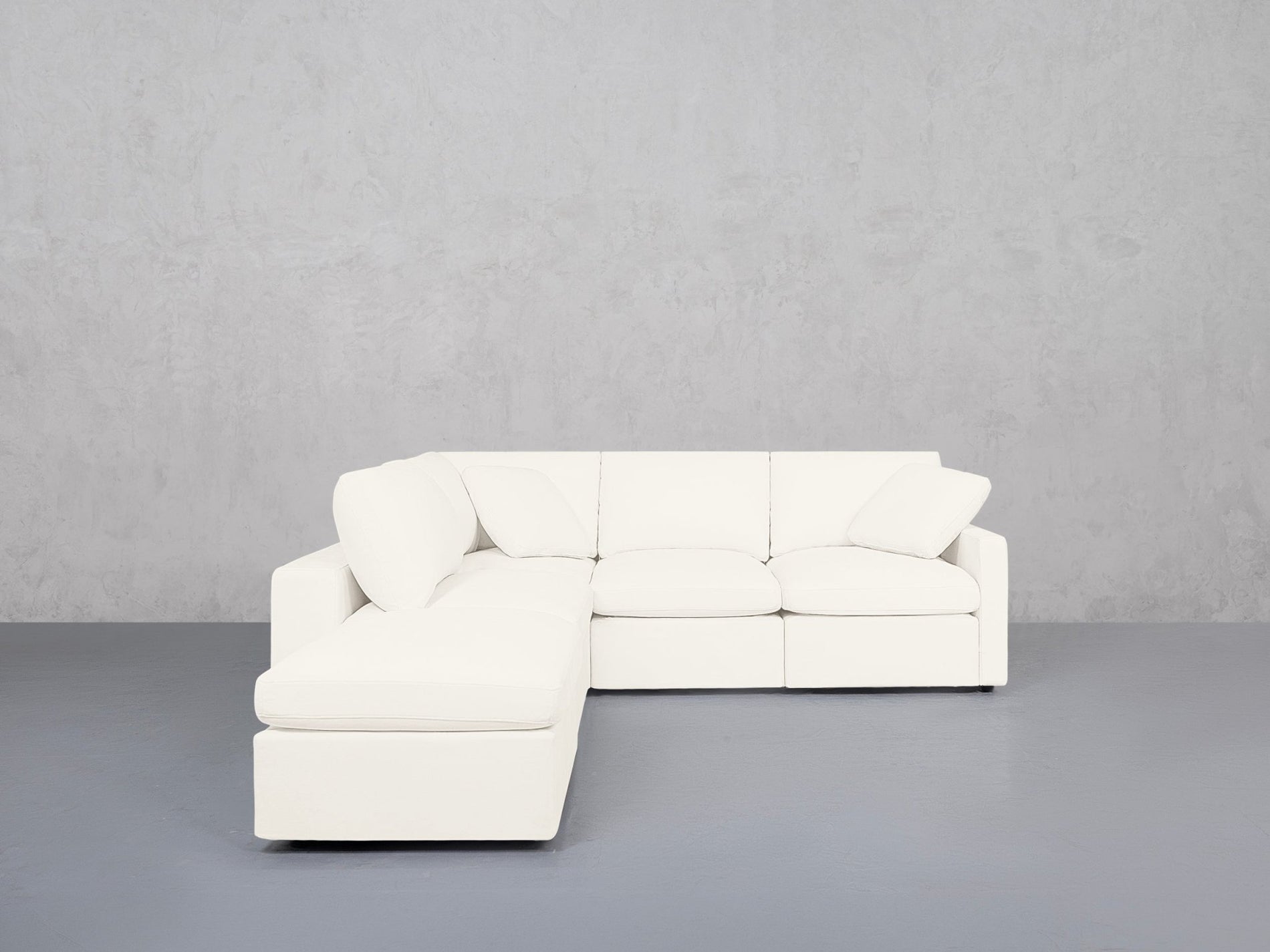 5-Seat Modular Corner Lounger Sectional (Thin Arms) - 7th Avenue